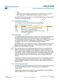 P89LPC938FHN Datasheet Page 22