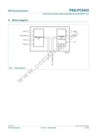 P89LPC9402FBD Datasheet Page 4