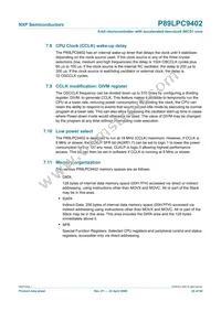 P89LPC9402FBD Datasheet Page 20