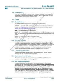 P89LPC9408FBD Datasheet Page 19