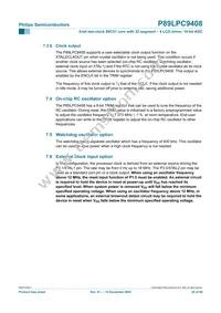 P89LPC9408FBD Datasheet Page 20