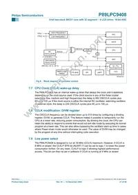 P89LPC9408FBD Datasheet Page 21