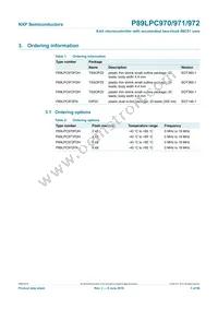 P89LPC972FN Datasheet Page 3