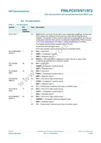 P89LPC972FN Datasheet Page 7