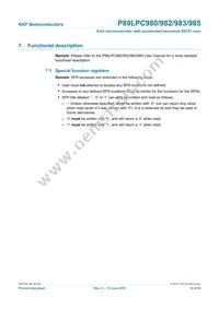 P89LPC985FDH Datasheet Page 14