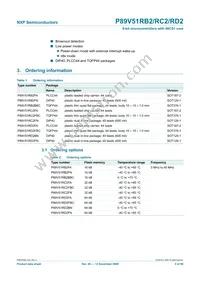 P89V51RB2BBC Datasheet Page 2