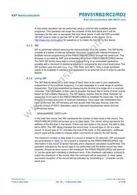 P89V51RB2BBC Datasheet Page 21