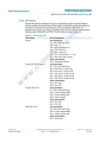 P89V664FBC Datasheet Page 23