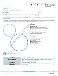 P992-1-C Datasheet Cover