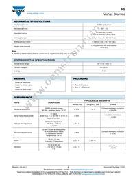 P9A2R100FISX1503MA Datasheet Page 3