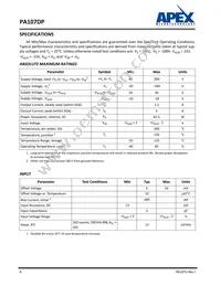 PA107DP Datasheet Page 4