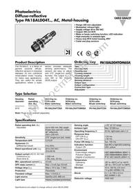 PA18ALD04TOSA Datasheet Cover