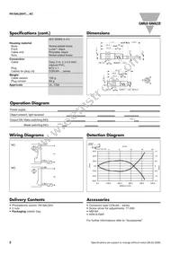 PA18ALD04TOSA Datasheet Page 2