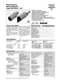 PA18CRR50PASA Datasheet Cover