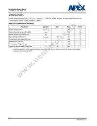 PA194GN Datasheet Page 4