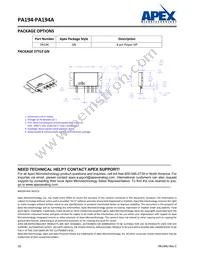 PA194GN Datasheet Page 16