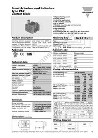 PA2200/1 Datasheet Cover