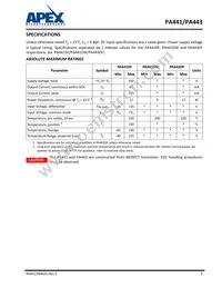 PA441DW Datasheet Page 5