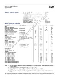 PA60DK Datasheet Page 2