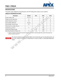 PA61A Datasheet Page 4