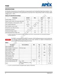 PA90EE Datasheet Page 4