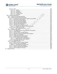 PAC5250QF Datasheet Page 21
