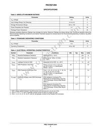 PACSZ1284-04QR Datasheet Page 3
