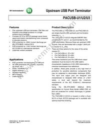PACUSB-U3Y6R Datasheet Cover