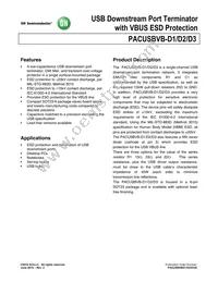 PACUSBVB-D1Y6R Datasheet Cover