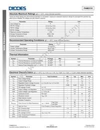 PAM2310BECADJR Datasheet Page 3