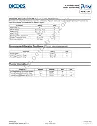 PAM2320BECADJR Datasheet Page 3