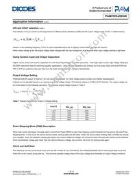 PAM2322AGEAR Datasheet Page 7