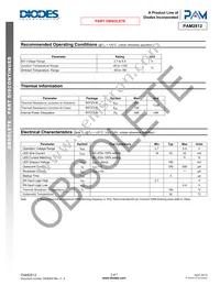 PAM2812ABR Datasheet Page 3