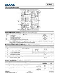 PAM8009DHR Datasheet Page 3