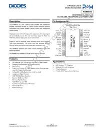 PAM8010NHR Datasheet Cover