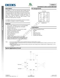 PAM8014AZR Datasheet Cover