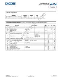 PAM8301AAF Datasheet Page 3