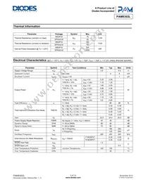 PAM8302LAYCR Datasheet Page 3