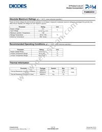 PAM8303DBSC Datasheet Page 3