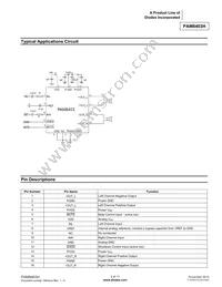 PAM8403DR-H Datasheet Page 2