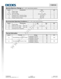 PAM8904EGPR Datasheet Page 3