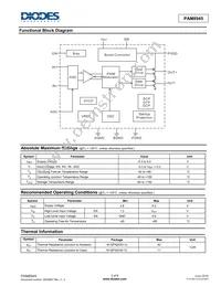 PAM8945PJR Datasheet Page 3