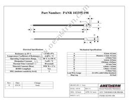 PANR 103395-198 Datasheet Cover