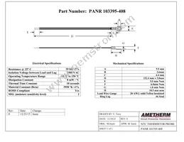 PANR 103395-408 Datasheet Cover