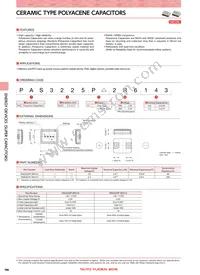 PAS3225P3R3113 Datasheet Page 2