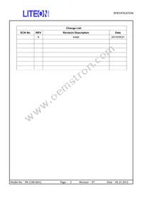 PB-1240-6SA0 Datasheet Page 2