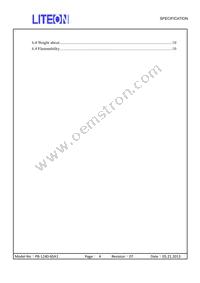 PB-1240-6SA0 Datasheet Page 4
