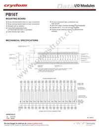 PB-16T Datasheet Cover