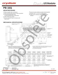 PB-32Q Datasheet Cover