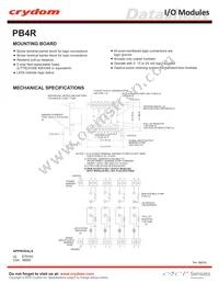 PB-4R Datasheet Cover